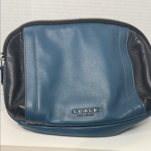 Coach Other - Coach Men's Leather Belt Bag in Blue and Black